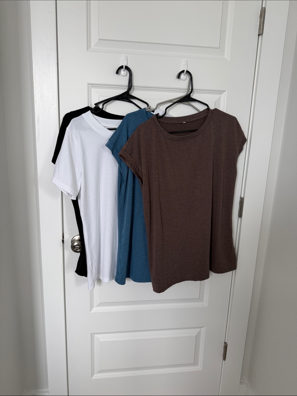 Classic Women's Crewneck Tee - Brown, Blue, White, Black